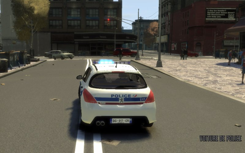 Gta Peugeot Gti Police Nationale Mod Gtainside